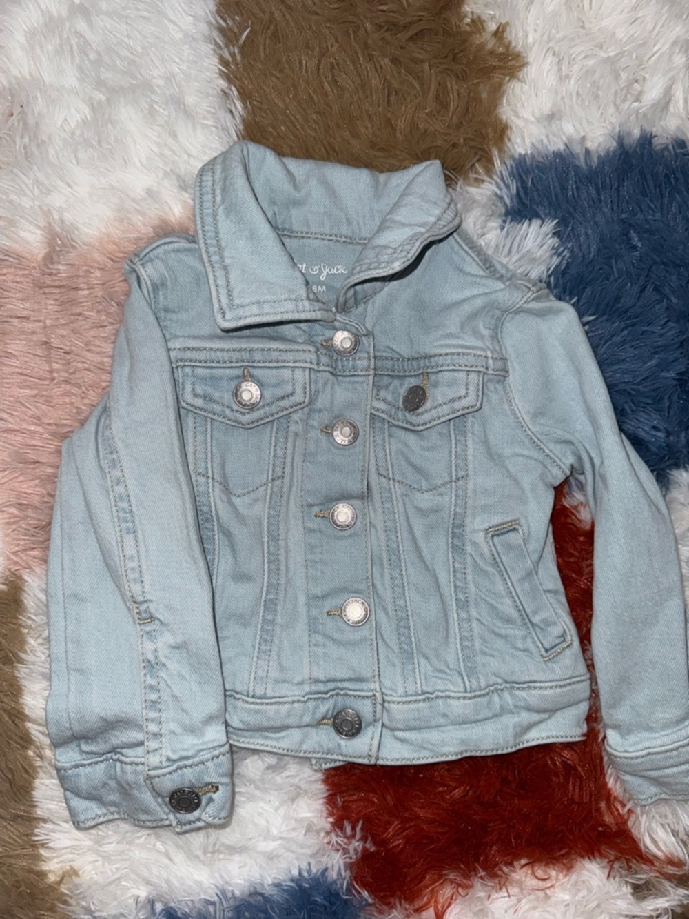 Baby Light Wash Denim Jacket for Kids 12-18M